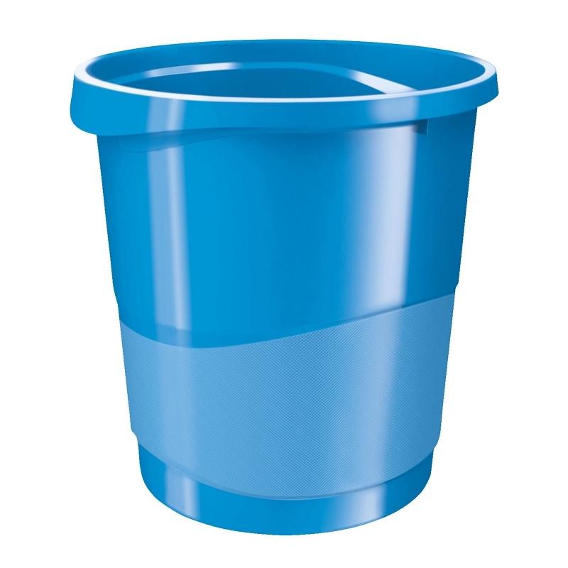 PAPELERA ESSELTE EUROPOST TRANSLUCIDO VIVIDA AZUL 14L