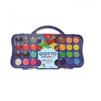 ACUARELAS GIOTTO 30mm ESTUCHE 36 + 2 PINCELES