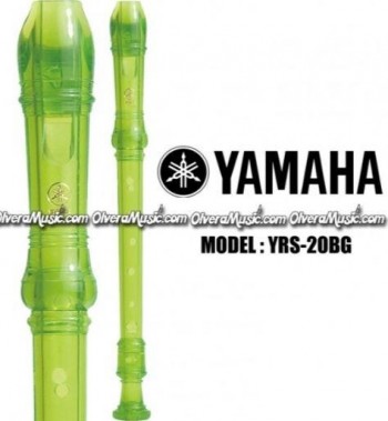 FLAUTA YAMAHA VERDE TRANSPARENTE 3 PIEZAS ABS