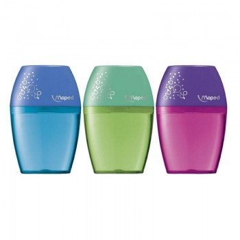 SACAPUNTAS MAPED SHAKER SIMPLE CON DEPOSITO 534753 ( 25 )