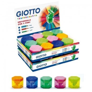 SACAPUNTAS GIOTTO UNIVERSAL 3 ORIFICIOS F233000