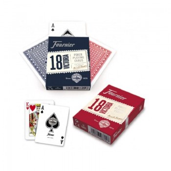 JUEGO  CARTAS BARAJA POKER INGLES Y BRIDGE FOURNIER NUMERO 18