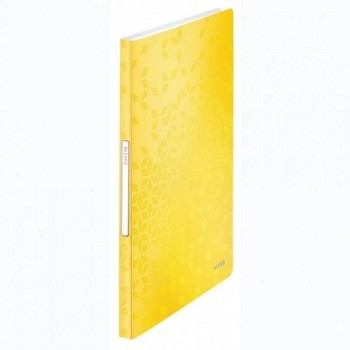 CARPETA DE 20 FUNDAS DINA4 (TARIFARIO) LEITZ WOW PPP FLEXIBLE  AMARILLO