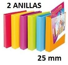 CARPETA CANGURO 2 ANILLAS 25MM DINA4 PERSONALIZABLE PVC IBERPLAS FUN COLOR