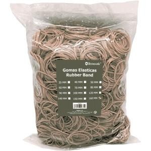 GOMAS ELASTICAS 1KG 120MM EN BOLSA BISMARK 300832