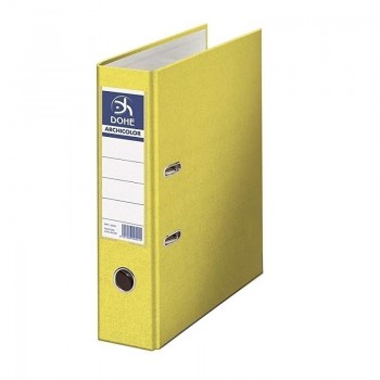 ARCHIVADOR DE PALANCA FOLIO LOMO ANCHO DOHE 75MM AMARILLO