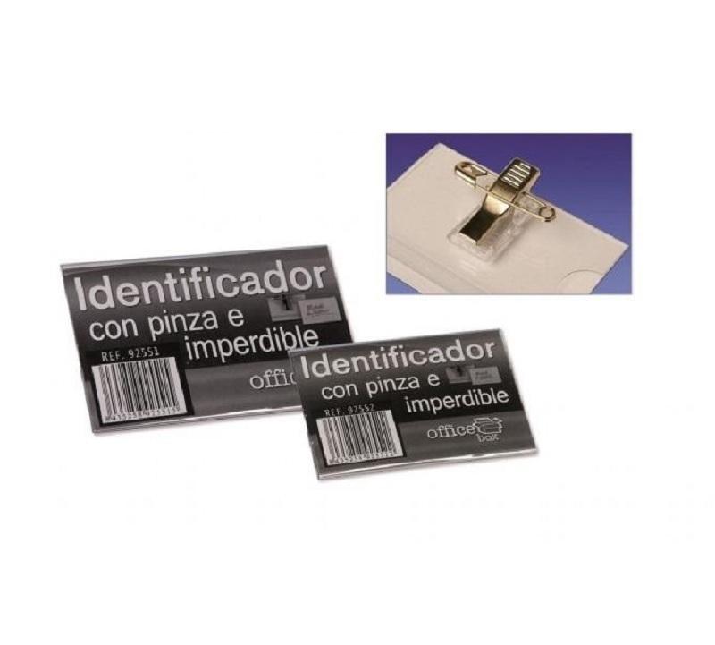 IDENTIFICADOR PINZA E IMPERDIBLE 43X62MM O 90X58MM