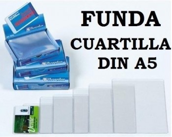 FUNDA PORTACARNETS 224X162 DINA5 PVC IBERPLAS