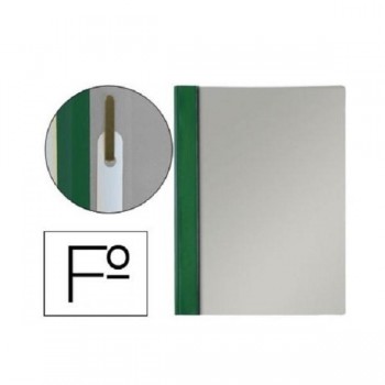 DOSSIER FASTENER GRAFOPLAS PPP POLIPROPILENO FOLIO VERDE