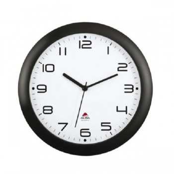 RELOJ DE PARED ALBA ANALOGICO 45X300MM NEGRO