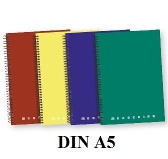 CUADERNO ESP DINA5 MICROPER 5X5 TDD 5 BANDAS 160H MONOCOLOR FOLDER