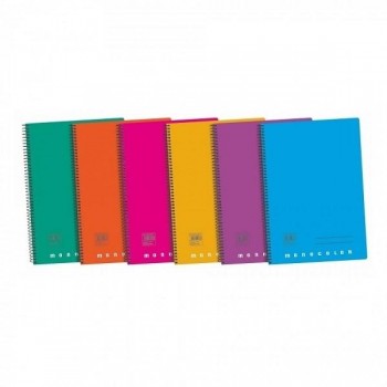 CUADERNO ESP DINA4 MICROPER 5X5 PPP 5 BANDAS 160H MONOCOLOR FOLDER