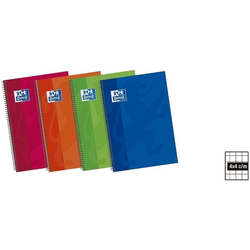 CUADERNO ESP DINA5 TDD DINA5 80H 4X4 SURTIDO