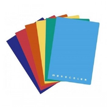 LIBRETA MONOCOLOR DINA4 70GR TAPA CARTON BRILLO CUADRICULA 4X4