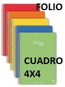 CUADERNO ESP FOLIO 4X4 TBB 80H 60GR PACSA