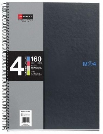 CUADERNO ESPIRAL DINA4 MICROPER 5X5 TDD 4 BANDAS 160H MR