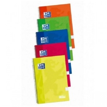 CUADERNO ESP FOLIO 4X4 TDD 80H COLORES VIVOS OXFORD