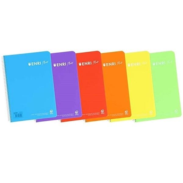 CUADERNO ESP ENRI + PPP FOLIO 80H 1 LInea c/m - Surtido