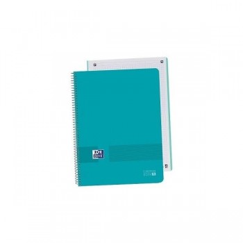 CUADERNO ESP DINA4 MICROPER 5X5 PPP 1 BANDA 80H OXFORD LIVE&GO AQUA