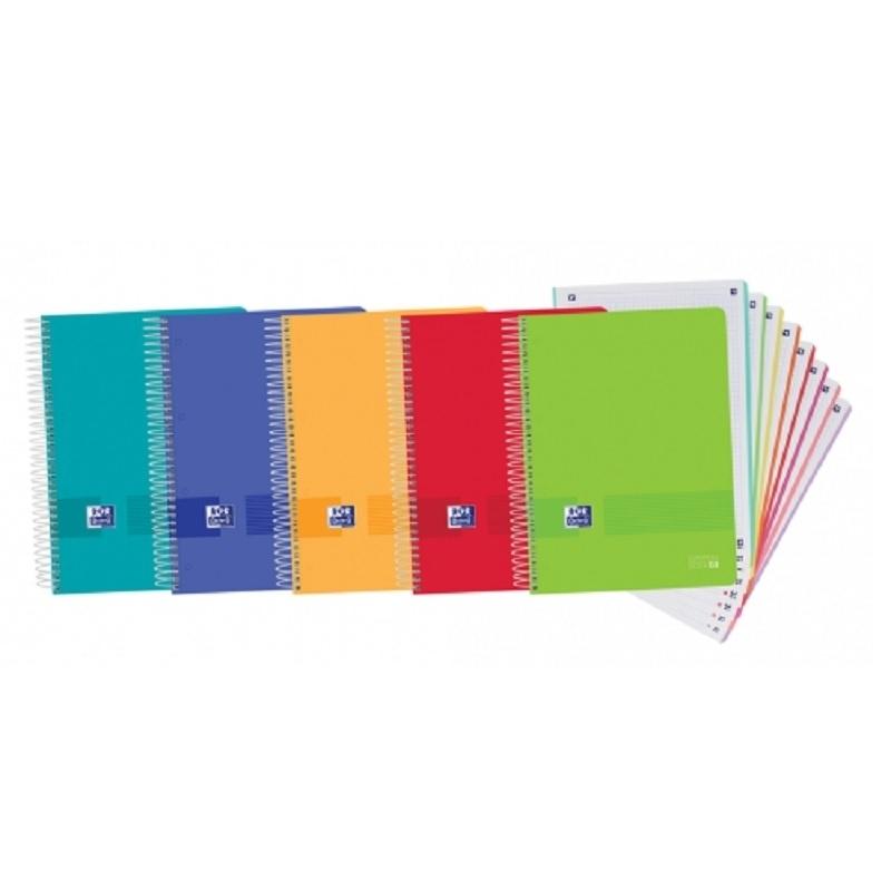 CUADERNO ESP 1 BANDAS  LIVE&GO PPP DINA4+ 80H 5X5 VIVOS