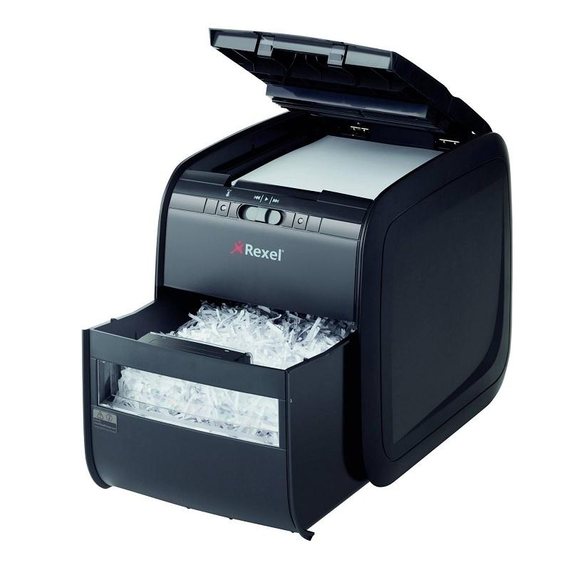 DESTRUCTORA REXEL OPTIMUM AUTO+  90X PARTICULA 4X45MM  20L ALIMENTADOR AUTOMATICO 90H