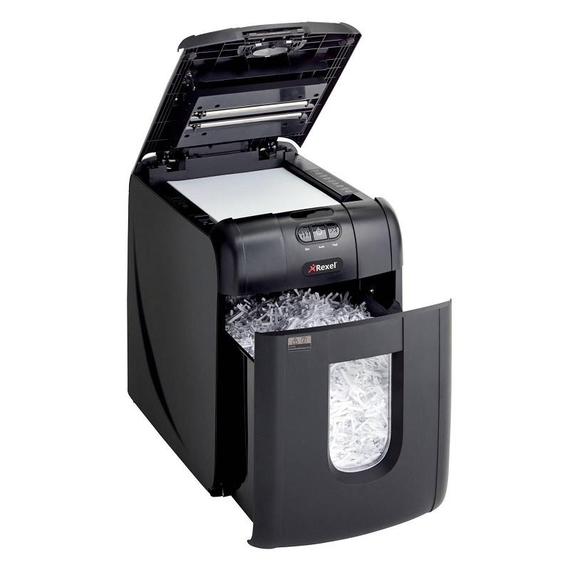 DESTRUCTORA REXEL OPTIMUM AUTO+ 130X (8/130HOJAS PARTIC.) NIVEL SEGUR 4 - PARTICULA 4X28MM  DEP.44L ALIMENTADOR AUTOMATICO DE 1