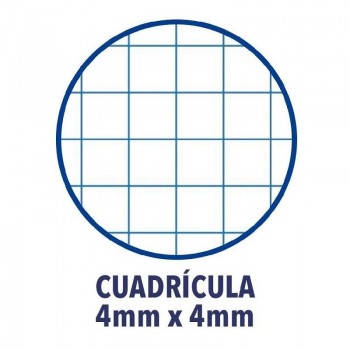 RECAMBIO DINA4 CUADRICULA 4X4 4 TALADROS 120 HOJAS 90GR OXFORD 400058179