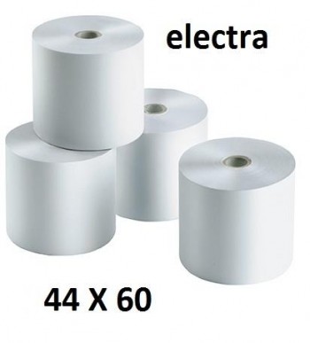 ROLLO DE PAPEL ELECTRA PARA REGISTRADORAS 44X60X12 KORES