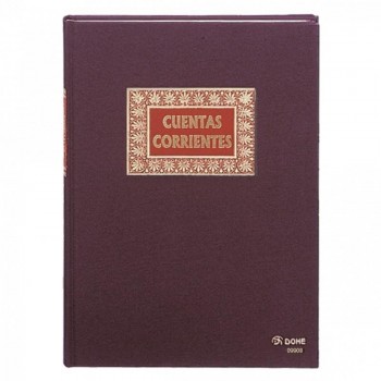 LIBRO DE CUENTAS CORRIENTES FOLIO DOHE 215X315