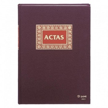 LIBRO DE ACTAS 50 HOJAS FOLIO NATURAL DOHE