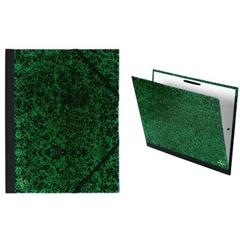 CARPETAS DE DIBUJO CON GOMAS CANSON STUDIO MARMOL VERDE