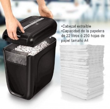 DESTRUCTORA FELLOWES 60CS CORTE PARTICULAS