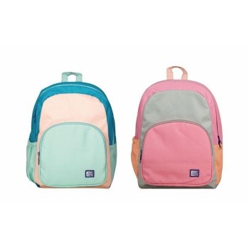 MOCHILA COLOR BLOCK REVERSIBLE