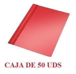 DOSSIER CAJA 50 UD FOLIO PVC CON FASTENER ROJO ESSELTE 13202