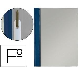 DOSSIER FASTENER ESSELTE FOLIO PVC AZUL MARINO 13216 132/1