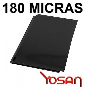 TAPA DE ENCUADERNAR YOSAN DINA4 0 18 MM PVC OP NEGRO