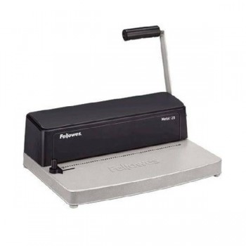 ENCUADERNADORA METAL 25 + ALICATES FELLOWES ESPIRAL METALICO