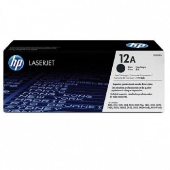 TONER HP Q2612A Nº12A LASERJET 1010/1012/1015/1018/1020/1022/3015/3020/3030/3050/3052/3055 NEGRO 2.000 PAGINAS