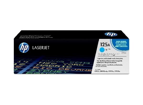 TONER ORIGINAL HP CB541A Nº125A LASERJET CP1210/1215/1510/1515/1518 CIAN 1.400 PAGINAS