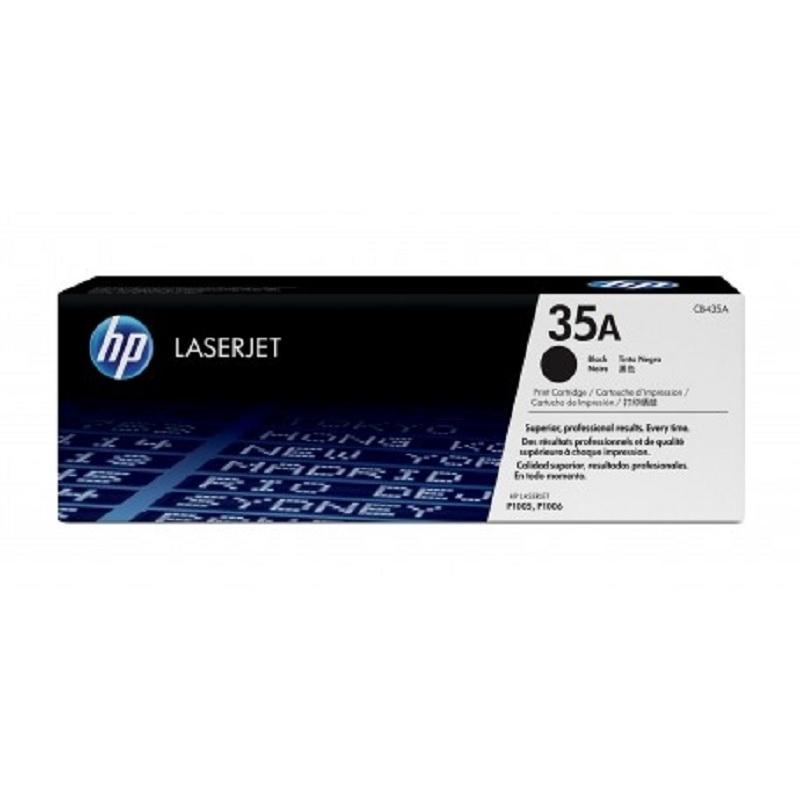 TONER ORIGINAL HP CB435A Nº35A LASERJET P1005/1006 NEGRO 1.500 PAGINAS