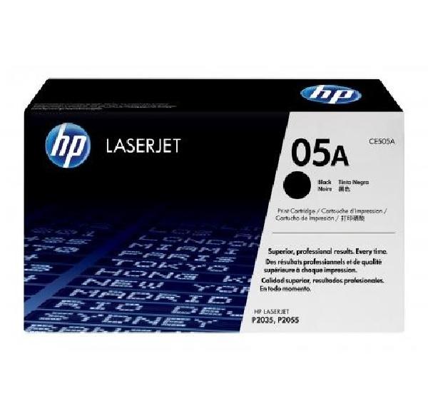 TONER ORIGINAL HP CE505A Nº05A LASERJET P2035/2055 NEGRO 2.300 PAGINAS