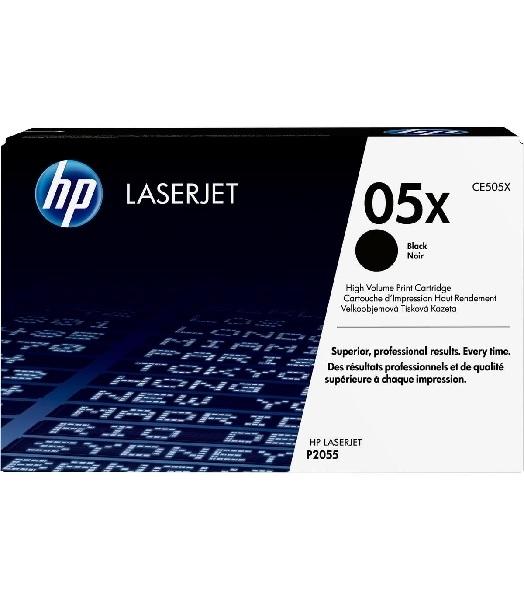 TONER ORIGINAL HP CE505X Nº05X LASERJET P2055D/2055DN/2050D/2050 NEGRO 6.500 PAGINAS