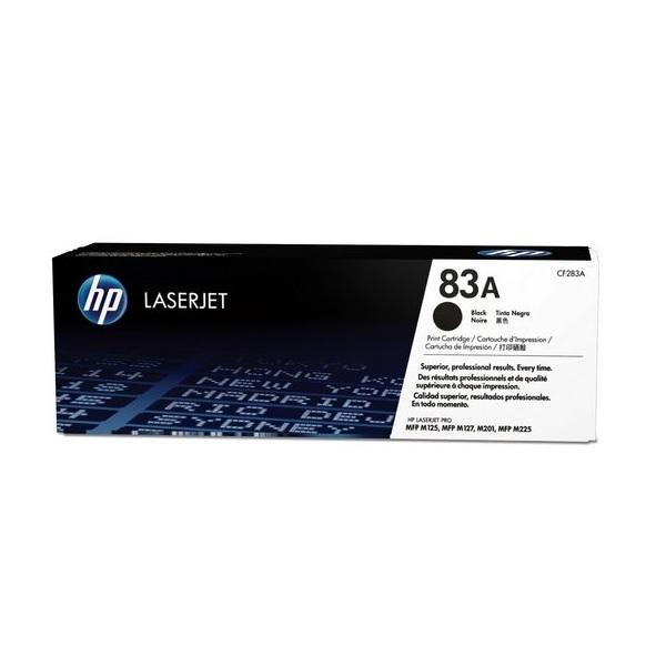 TONER ORIGINAL HP CF283A Nº83A LASERJET M125NW/127NF/127NW NEGRO 1.500 PAGINAS