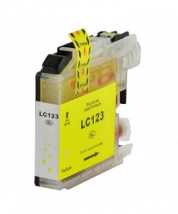 CARTUCHO COMPATIBLE ALTERNATIVO BROTHER LC-123Y/LC-121Y YELLOW (600 PAG) DCPJ4110/MFCJ4410/MFCJ