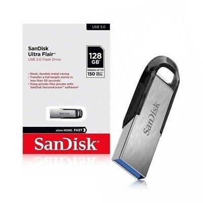 MEMORIA PENDRIVES SANDISK ULTRA FLAIR USB 3.0 128GB (0,24  LPI INCLUIDO)