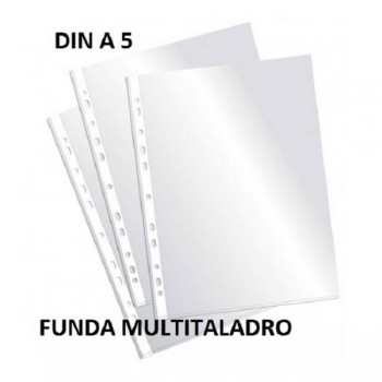 FUNDAS MULTITALADRO DINA5 80 MICRAS 11 TALADROS