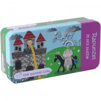 PUZZLE CAJA METAL CUENTOS CLASICOS RAPUNZEL