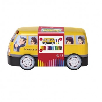 ROTULADORES AUTOBUS ESCOLAR 33 UNIDADES  09155532 FABER CASTELL