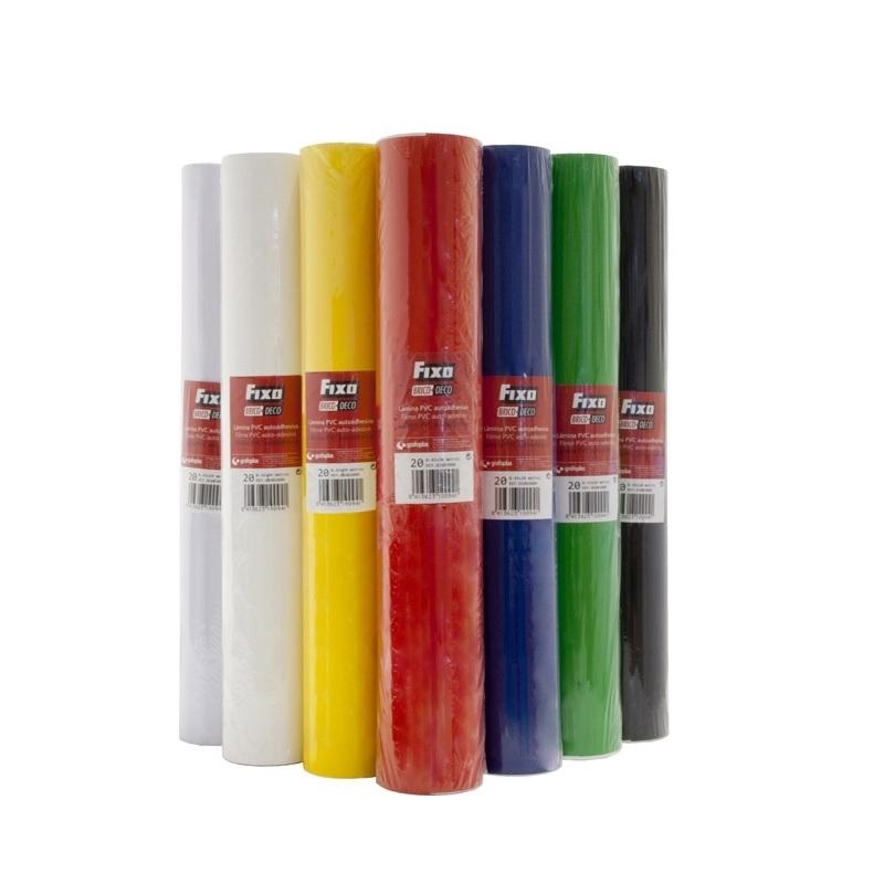 ROLLO ADHESIVO FIXO COLORES SURTIDOS 0,45X20M