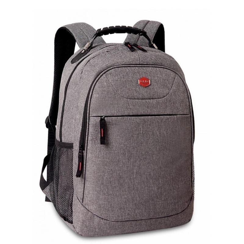 MOCHILA CLIO 18 EXECUTIVA COLOR GRIS CLARO CON COMPARTIMIENTO PARA PORTATIL
